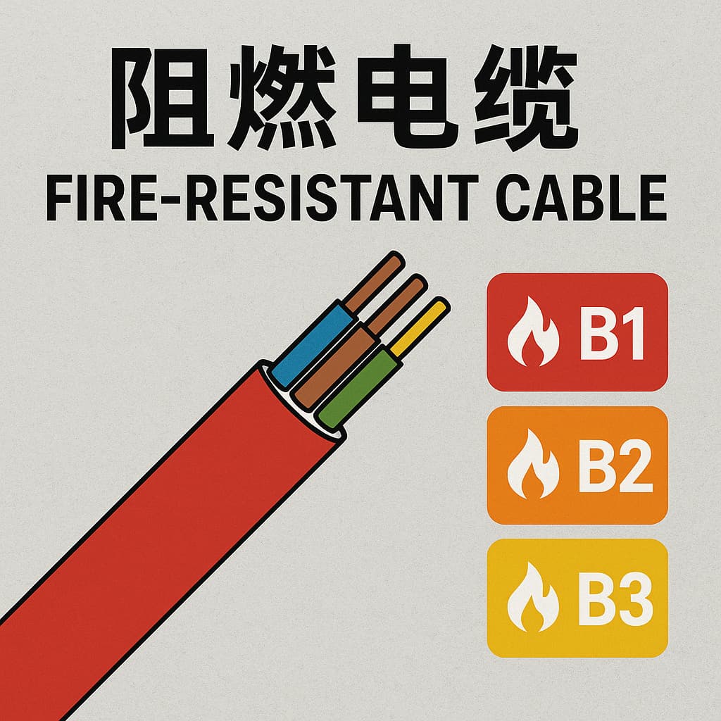 什么是阻燃电缆？B1、B2、B3级的区别你相识吗？